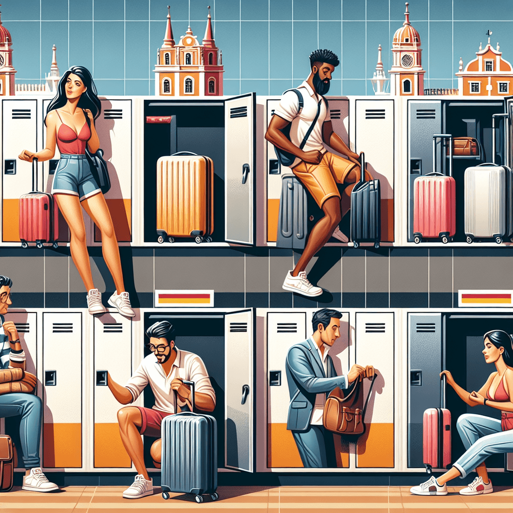 Backpackers em Sintra, perto do metro