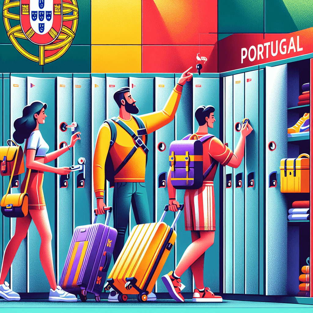 Guardar malas em Coimbra, perto do hostel