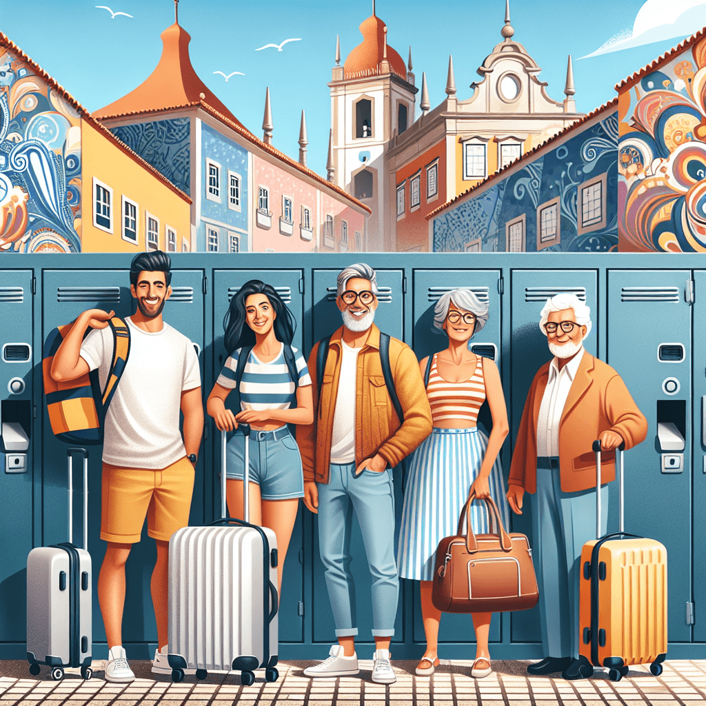 Guarda de malas em Estefania, Lisboa