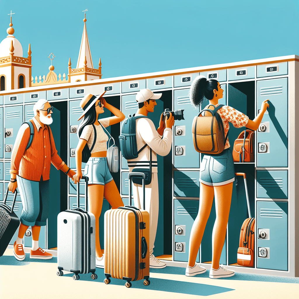 Lockers automaticos em Sintra, perto do metro